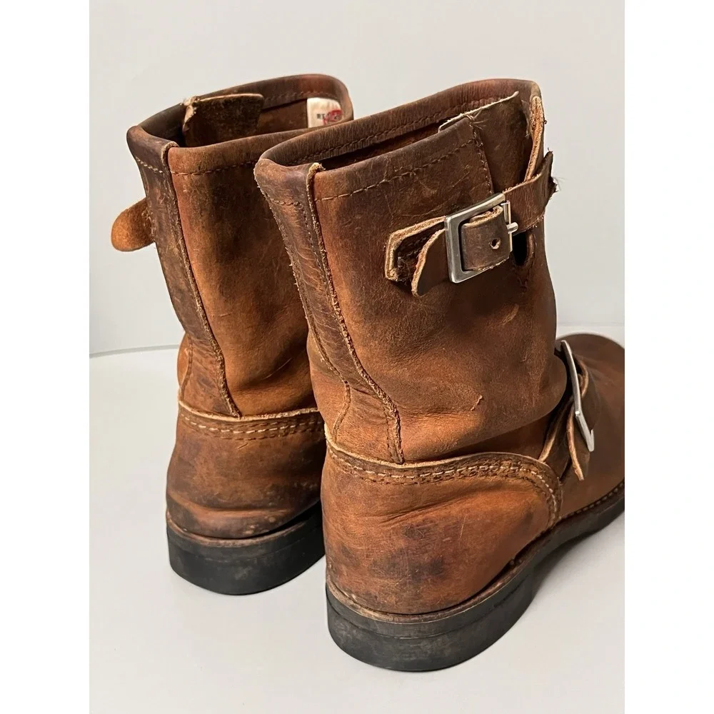 Red Wing 3356 Short Engineer Cooper Rough & Tough Boots Women US 7.5 38- USA